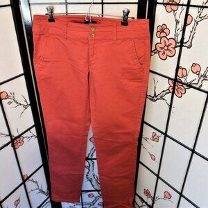 American Eagle Coral Skinny Jeans Stretch Size 6